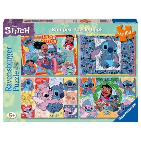 Ravensburger - Puzzle Disney Stitch 4x100 piese Ravensburger - 1